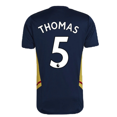 2022-2023 Arsenal Training Shirt (Navy) (Thomas 5)