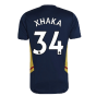 2022-2023 Arsenal Training Shirt (Navy) (XHAKA 34)