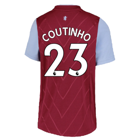 2022-2023 Aston Villa Home Shirt (Kids) (Coutinho 23)