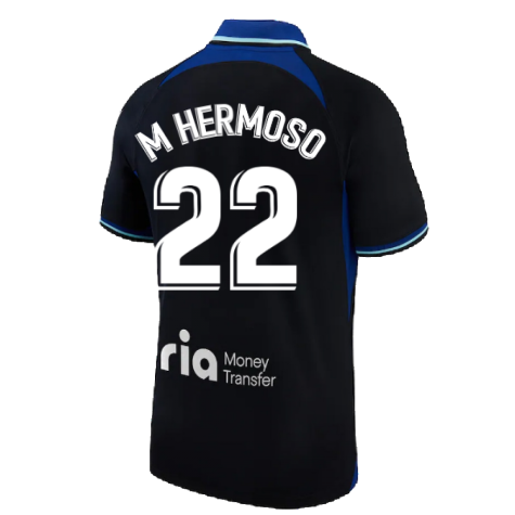 2022-2023 Atletico Madrid Away Shirt (M HERMOSO 22)