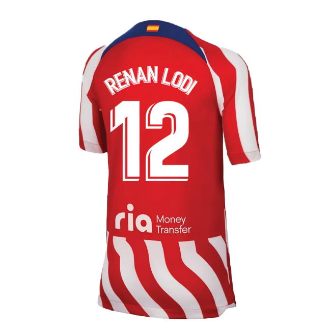 2022-2023 Atletico Madrid Home Shirt (Kids) (RENAN LODI 12)