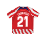 2022-2023 Atletico Madrid Little Boys Home Shirt (CARRASCO 21)