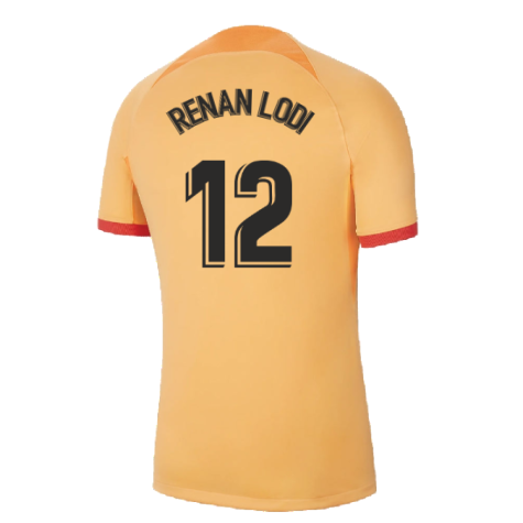 2022-2023 Atletico Madrid Third Shirt (RENAN LODI 12)
