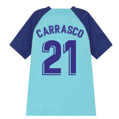 2022-2023 Atletico Madrid Training Shirt (Copa) (CARRASCO 21)