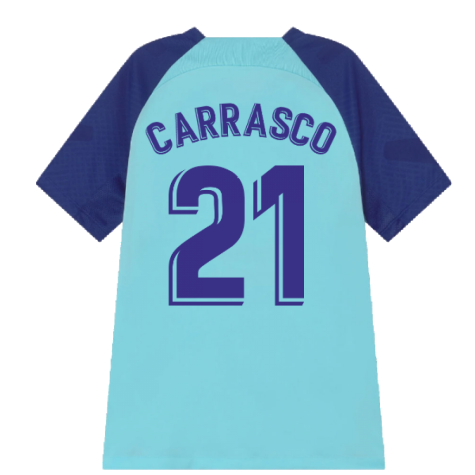 2022-2023 Atletico Madrid Training Shirt (Copa) - Kids (CARRASCO 21)