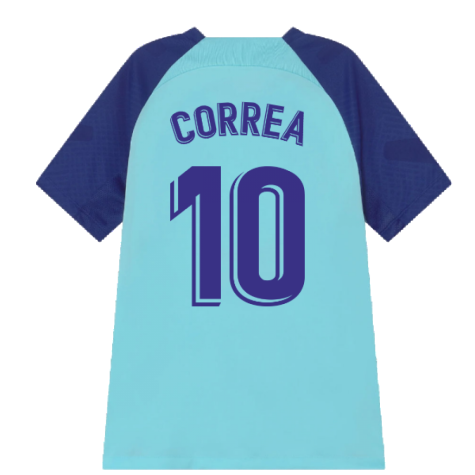 2022-2023 Atletico Madrid Training Shirt (Copa) - Kids (CORREA 10)