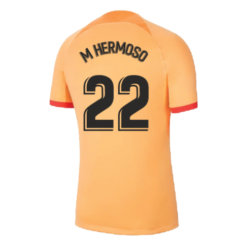 2022-2023 Atletico Madrid Vapor 3rd Shirt (M HERMOSO 22)