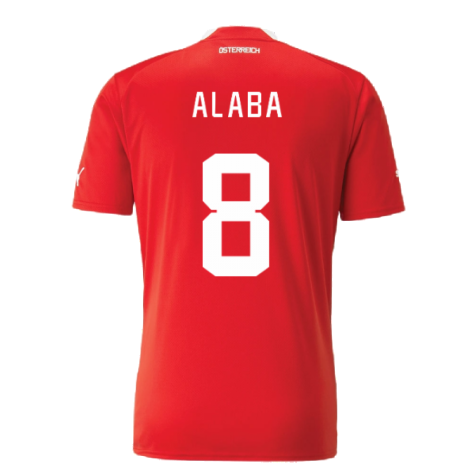 2022-2023 Austria Home Shirt (ALABA 8)