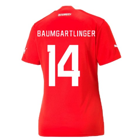 2022-2023 Austria Home Shirt (Ladies) (BAUMGARTLINGER 14)
