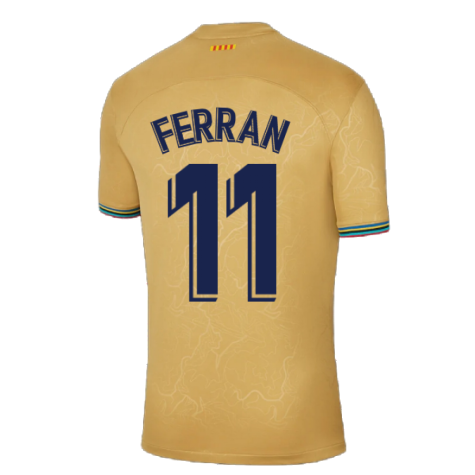 2022-2023 Barcelona Away Shirt (FERRAN 11)