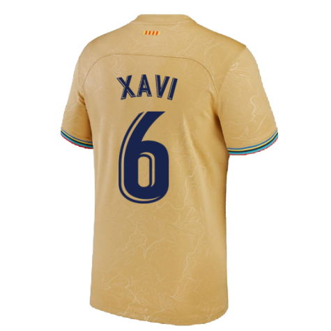 2022-2023 Barcelona Away Shirt (Kids) (XAVI 6)