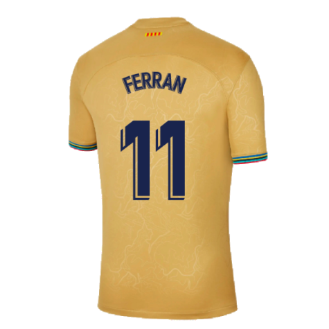2022-2023 Barcelona Away Shirt (Sponsored) (FERRAN 11)