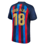 2022-2023 Barcelona Home Shirt (Kids) (JORDI ALBA 18)
