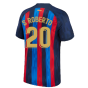 2022-2023 Barcelona Home Shirt (Kids) (S ROBERTO 20)