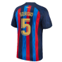 2022-2023 Barcelona Home Shirt (Kids) (SERGIO 5)
