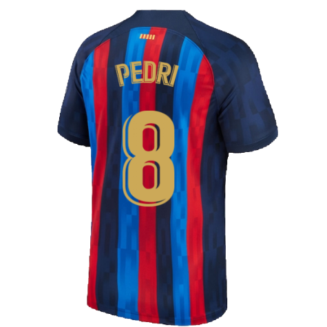 2022-2023 Barcelona Home Shirt (PEDRI 8)