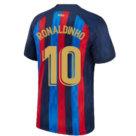 2022-2023 Barcelona Home Shirt (RONALDINHO 10)