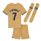 2022-2023 Barcelona Little Boys Away Kit (O DEMBELE 7)