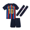 2022-2023 Barcelona Little Boys Home Kit (No Sponsor) (RONALDINHO 10)