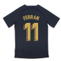 2022-2023 Barcelona Pre-Match Training Shirt (Obsidian) (FERRAN 11)