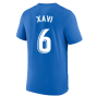 2022-2023 Barcelona Swoosh Club Tee (Blue) (XAVI 6)
