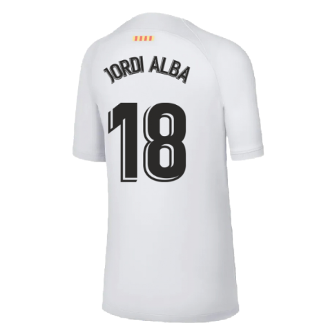 2022-2023 Barcelona Third Shirt (Kids) (JORDI ALBA 18)
