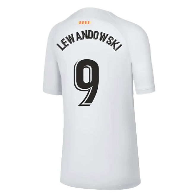 2022-2023 Barcelona Third Shirt (Kids) (LEWANDOWSKI 9)