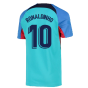 2022-2023 Barcelona Training Shirt (Aqua) (RONALDINHO 10)