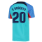 2022-2023 Barcelona Training Shirt (Aqua) (S ROBERTO 20)