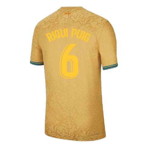 2022-2023 Barcelona Vapor Away Shirt (RIQUI PUIG 6)