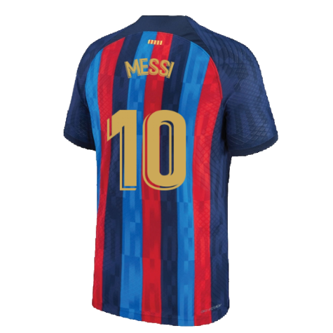 2022-2023 Barcelona Vapor Match Home Shirt (No Sponsor) (MESSI 10)