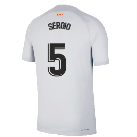 2022-2023 Barcelona Vapor Match Third Shirt (SERGIO 5)