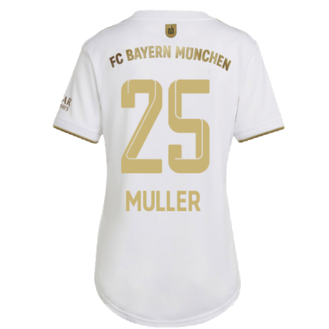 2022-2023 Bayern Munich Away Shirt (Ladies) (MULLER 25)