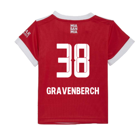 2022-2023 Bayern Munich Home Baby Kit (GRAVENBERCH 38)