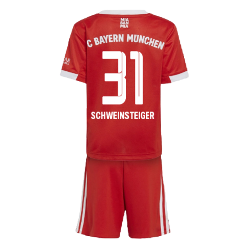 2022-2023 Bayern Munich Home Mini Kit (SCHWEINSTEIGER 31)