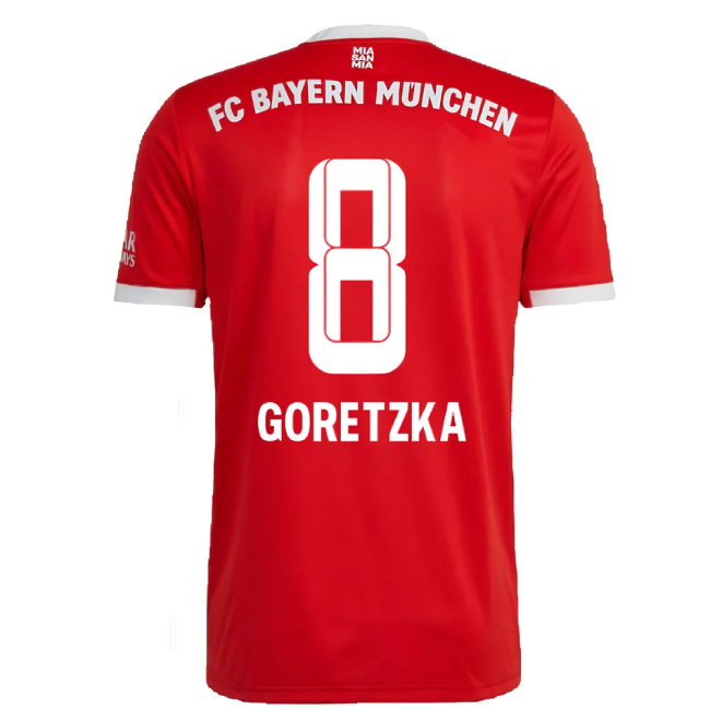 2022-2023 Bayern Munich Home Shirt (GORETZKA 8)
