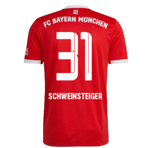 2022-2023 Bayern Munich Home Shirt (Kids) (SCHWEINSTEIGER 31)