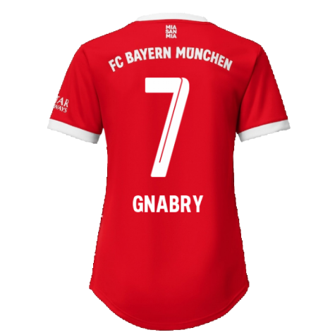 2022-2023 Bayern Munich Home Shirt (Ladies) (GNABRY 7)