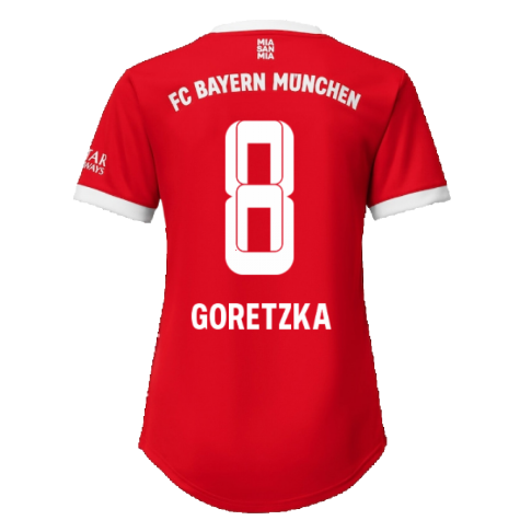 2022-2023 Bayern Munich Home Shirt (Ladies) (GORETZKA 8)