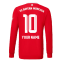 2022-2023 Bayern Munich Long Sleeve Home Shirt (Your Name)