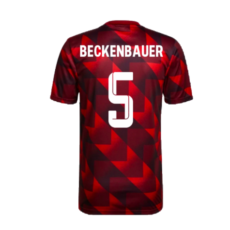 2022-2023 Bayern Munich Pre-Match Shirt (Red) (BECKENBAUER 5)