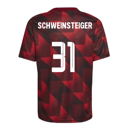 2022-2023 Bayern Munich Pre-Match Shirt (Red) - Kids (SCHWEINSTEIGER 31)