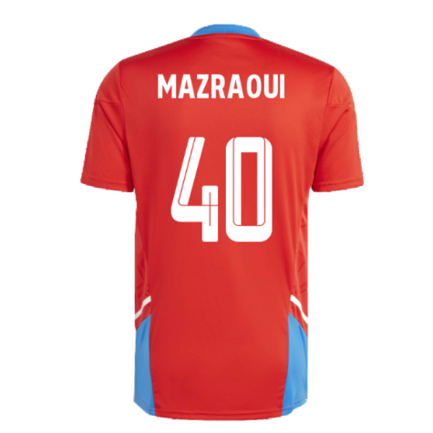 2022-2023 Bayern Munich Training Jersey (Red) (MAZRAOUI 40)