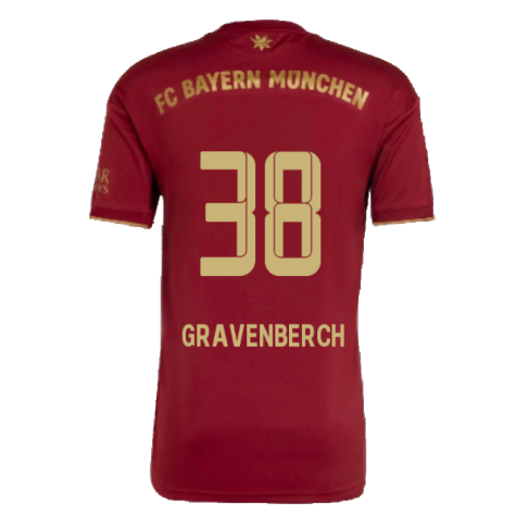 2022-2023 Bayern Munich Wiesn Oktoberfest Shirt (GRAVENBERCH 38)