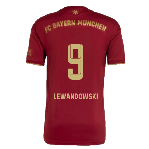 2022-2023 Bayern Munich Wiesn Oktoberfest Shirt (LEWANDOWSKI 9)