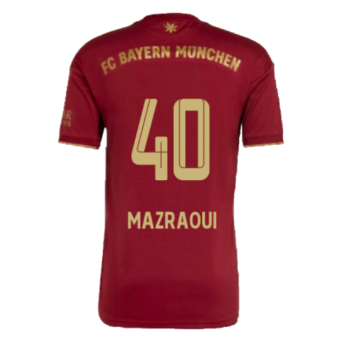 2022-2023 Bayern Munich Wiesn Oktoberfest Shirt (MAZRAOUI 40)