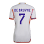 2022-2023 Belgium Authentic Away Shirt (DE BRUYNE 7)