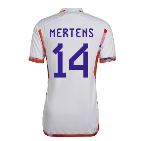 2022-2023 Belgium Authentic Away Shirt (MERTENS 14)