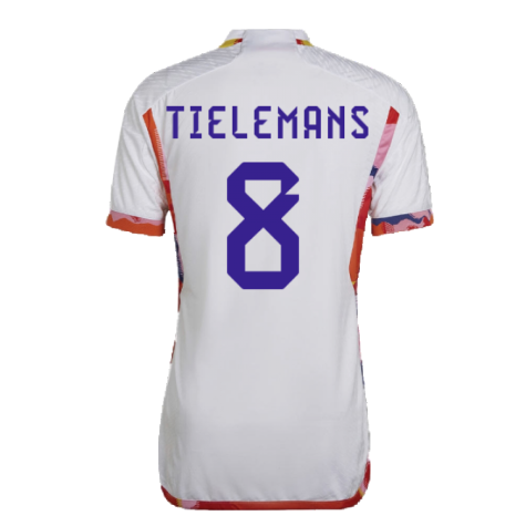 2022-2023 Belgium Authentic Away Shirt (TIELEMANS 8)