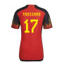 2022-2023 Belgium Authentic Home Shirt (TROSSARD 17)